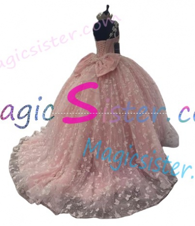 New Style Butterfly Quinceanera Dress