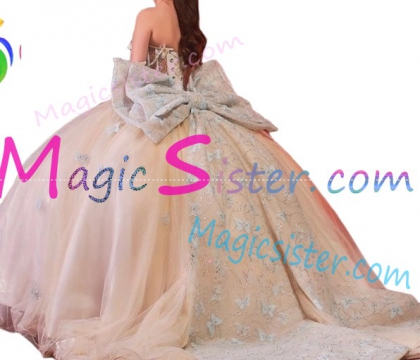 New Style Butterfly Quinceanera Dress
