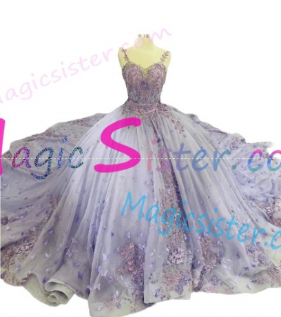 New Style Butterfly Quinceanera Dress