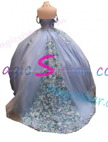 New Style Butterfly Quinceanera Dress