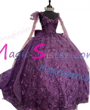 New Style Butterfly Quinceanera Dress