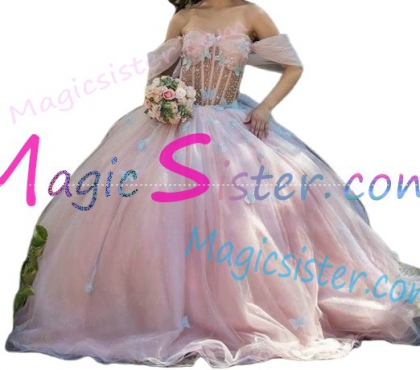 New Style Butterfly Quinceanera Dress
