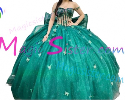 New Style Butterfly Quinceanera Dress