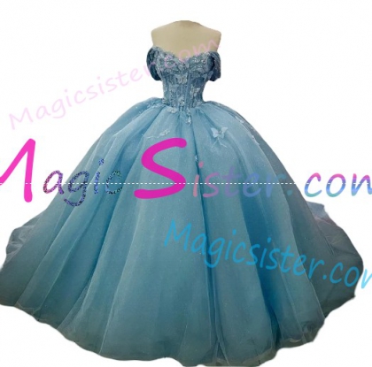 New Style Hotselling Butterfly Quinceanera Dress