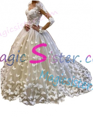 New Style Hotselling Butterfly Quinceanera Dress