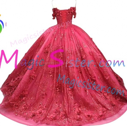 Hotselling Luxury Red Quinceanera Dress
