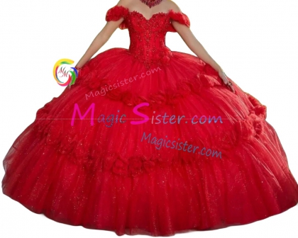 Topselling Beautiful Red Quinceanera Dress