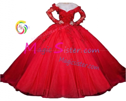 Topselling Beautiful Red Quinceanera Dress