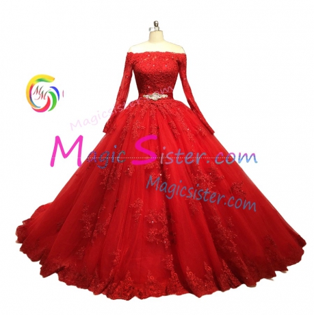 Topselling Luxury Red Quinceanera Dress