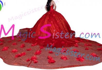 Topselling Red Quinceanera Dress