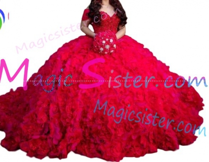Topselling Red Quinceanera Dress