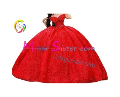 Topselling Luxury Red Quinceanera Dress