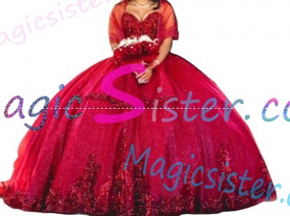 Topselling Red Quinceanera Dress