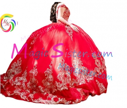Topselling Beautiful Red Quinceanera Dress