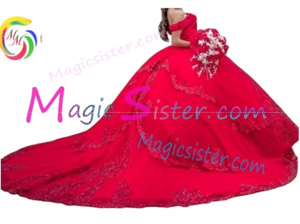 Topselling Luxury Red Quinceanera Dress