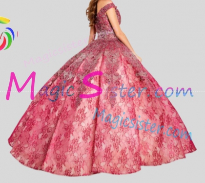 Topselling Luxury Red Quinceanera Dress