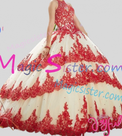 Topselling Luxury Red Quinceanera Dress