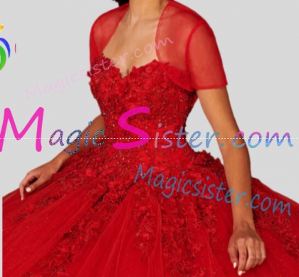 Topselling Luxury Red Quinceanera Dress