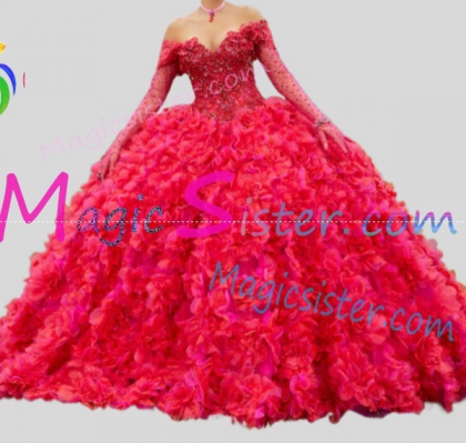 Topselling Instock Factory Red Quinceanera Dress