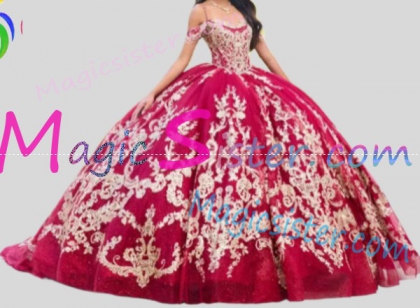 Topselling Red Quinceanera Dress