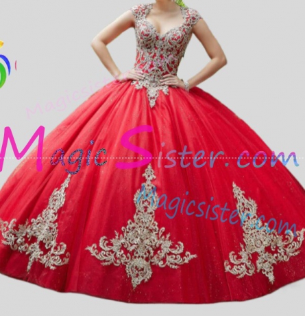 Topselling Red Quinceanera Dress