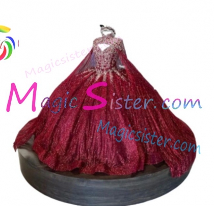 Hotselling Burgundy Quinceanera Dress