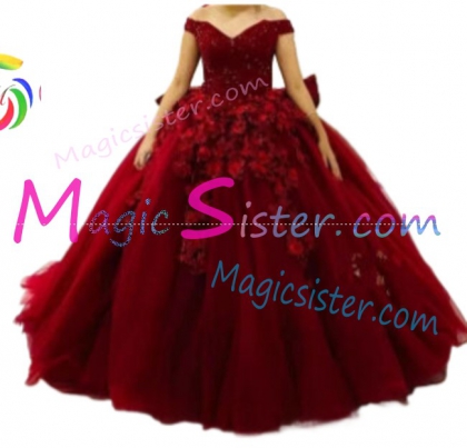 Hotselling Burgundy Quinceanera Dress