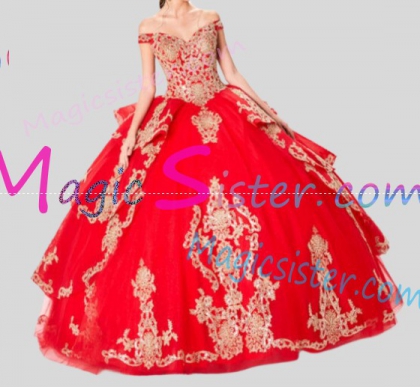 Topselling Red Quinceanera Dress