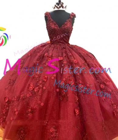 Hotselling Beautiful Burgundy Quinceanera Dress