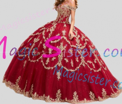 Hotselling Beautiful Burgundy Quinceanera Dress