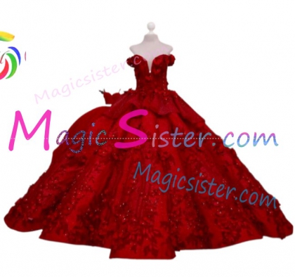 Hotselling Beautiful Burgundy Quinceanera Dress