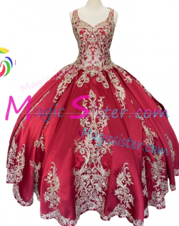 Hotselling Burgundy Quinceanera Dress