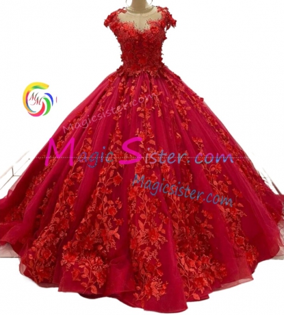 Hotselling Beautiful Burgundy Quinceanera Dress