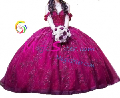 Hotselling Burgundy Quinceanera Dress