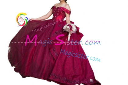 Hotselling Burgundy Quinceanera Dress