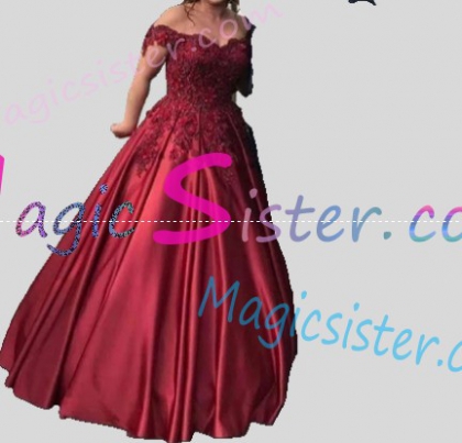 Hotselling Luxury Burgundy Quinceanera Dress
