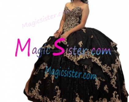 Topselling Black Quinceanera Dress