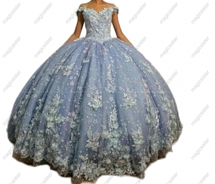 Sparkly Instock Factory Wholesale Quninceanera