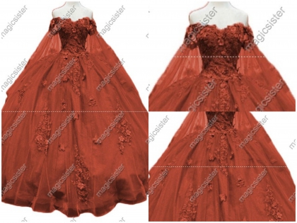 Factory Wholesale Off Shoulder Appliques Ball Gown Quinceanera Qress