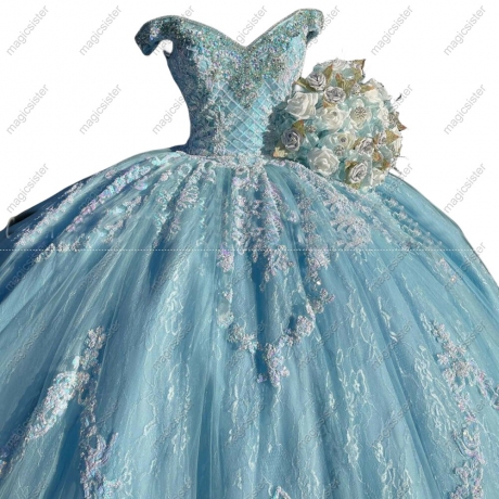Sparkly Luxury Hotselling Customed Make Quinceanera Dress