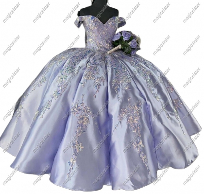 Factory wholesale off shoulder for quinceanera dress