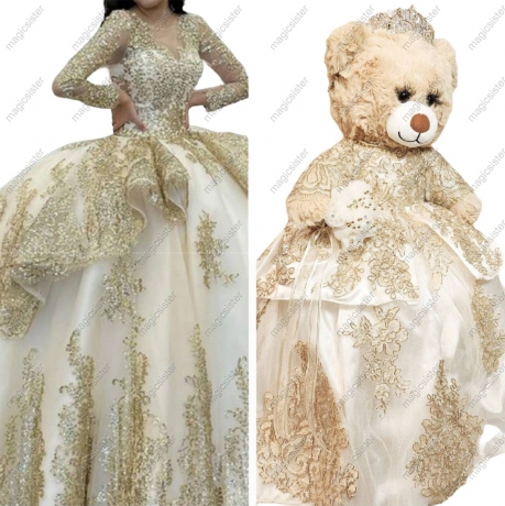 Quinceanera Dresses Ball Gown Birthday Party Dress Lace Up Graduation Gown With Bow