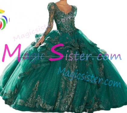 Topselling Emerald Green Quinceanera Dress
