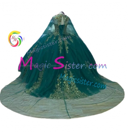Luxury Topselling Emerald Green Quinceanera Dress