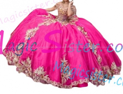 Topselling Fushsia Quinceanera Dress
